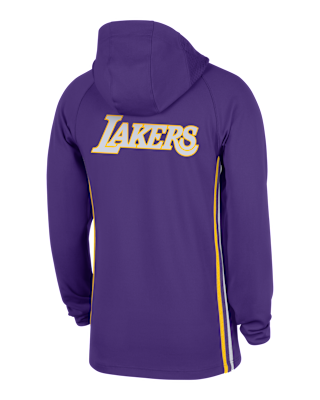 Los Angeles Lakers Zoned Men's Nike Dri-FIT NBA 1/4-Zip Hoodie